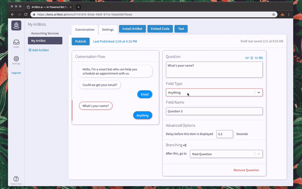 Adding a scheduler to a chatbot