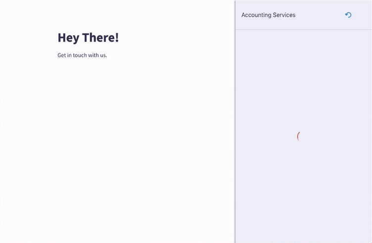 Customer booking an appointment with a chatbot